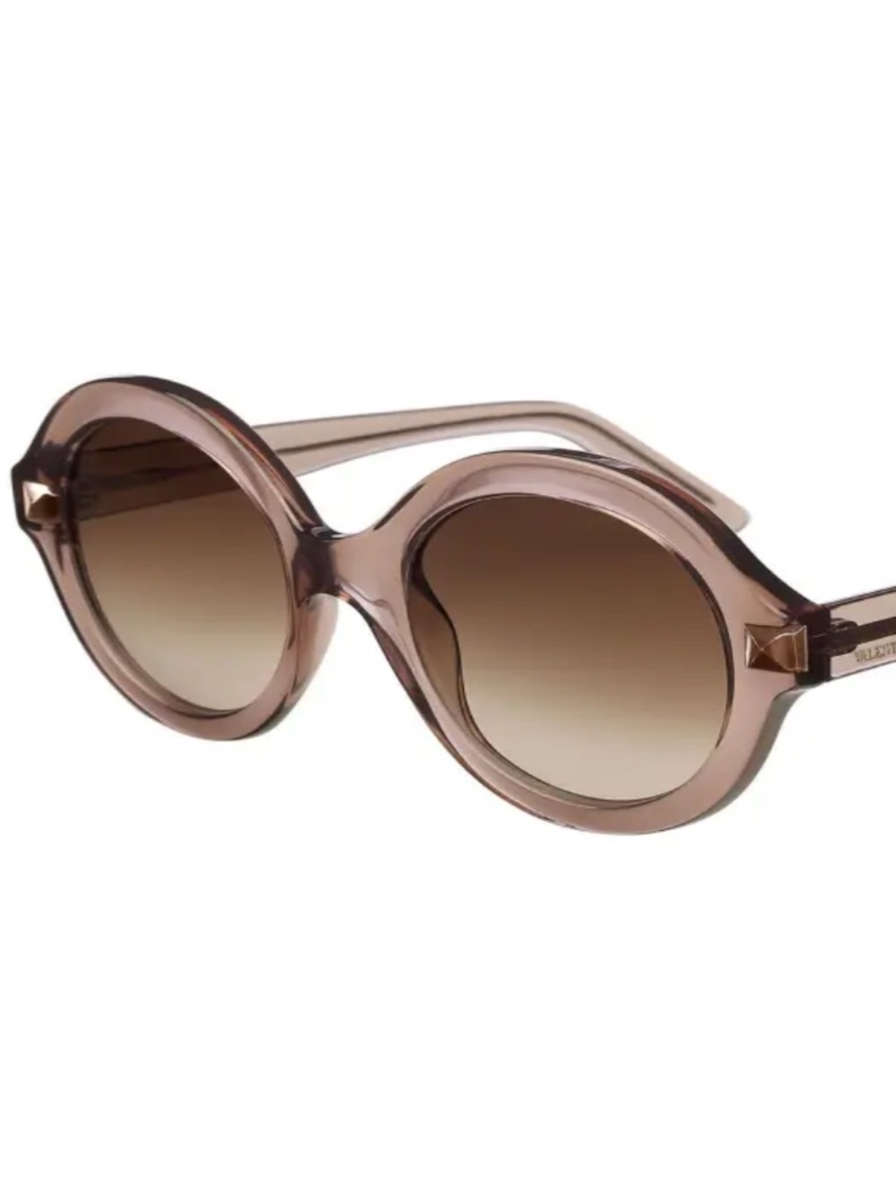 Valentino Women 'Sand Oval' Sunglasses - Beige